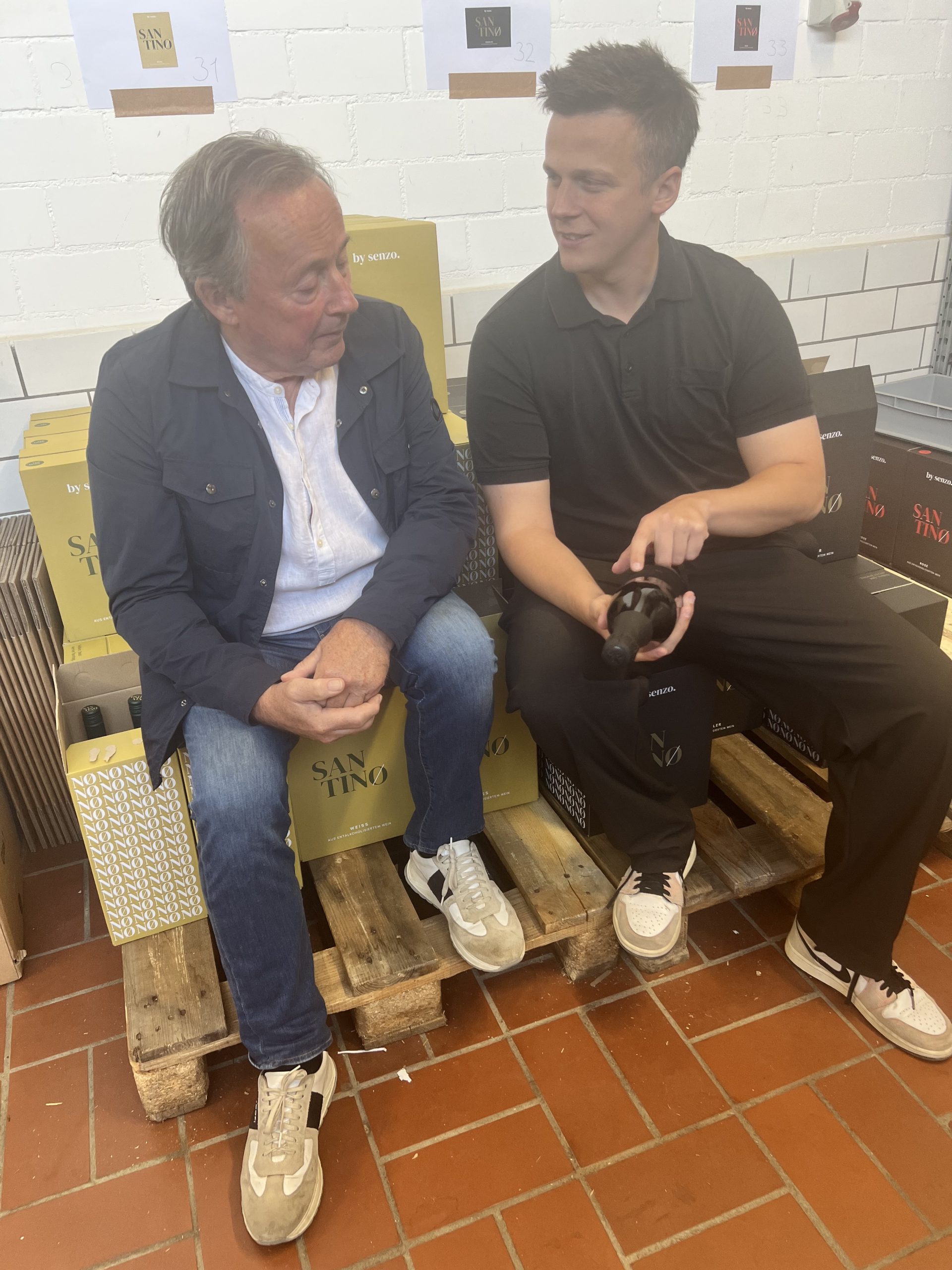 Luca Dahms und Bernd Weisbach